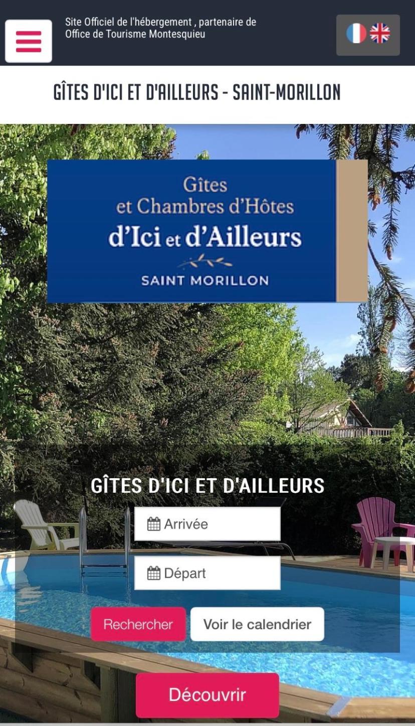 Chambres D'Elisa Saint-Morillon Bagian luar foto